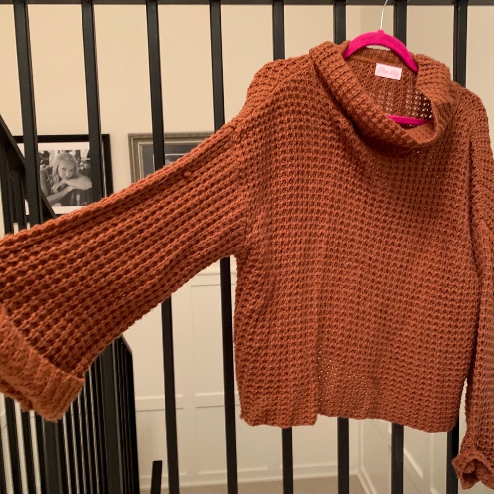 Pink Lily Maroon Sweater